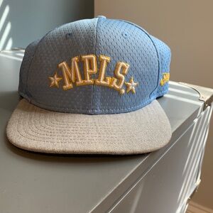Minneapolis Lakers Light Blue adjustable hat.